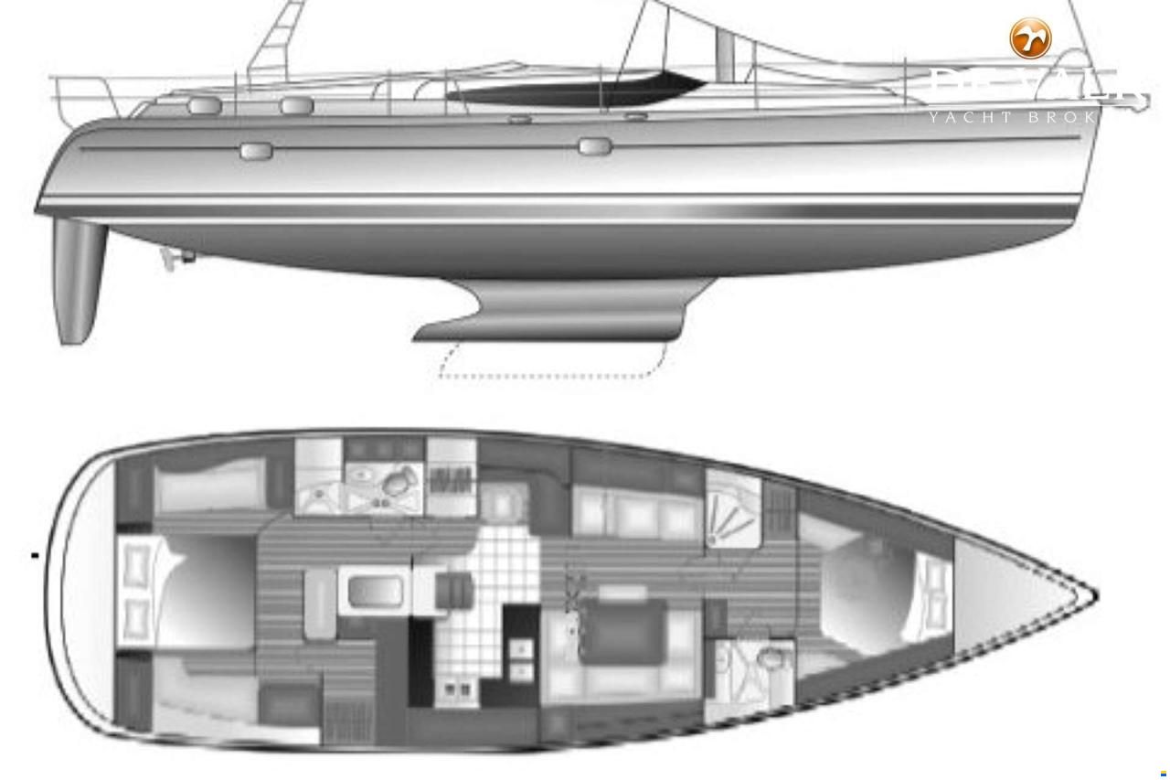Hunter Marine 50 Center Cockpit