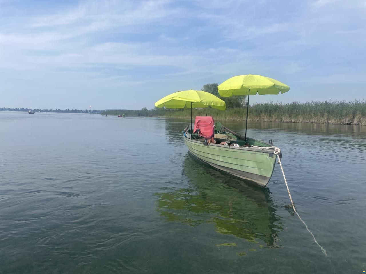 Gr&uuml;ninger Fischer- Badeboot