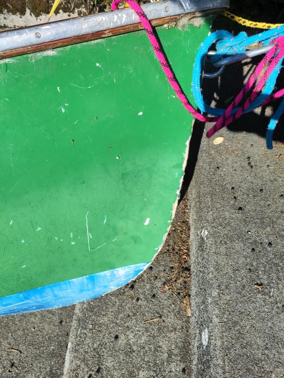 Zu verschenken: Ruderboot