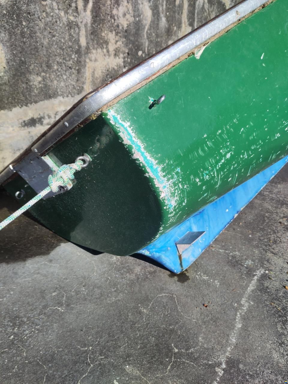 Zu verschenken: Ruderboot