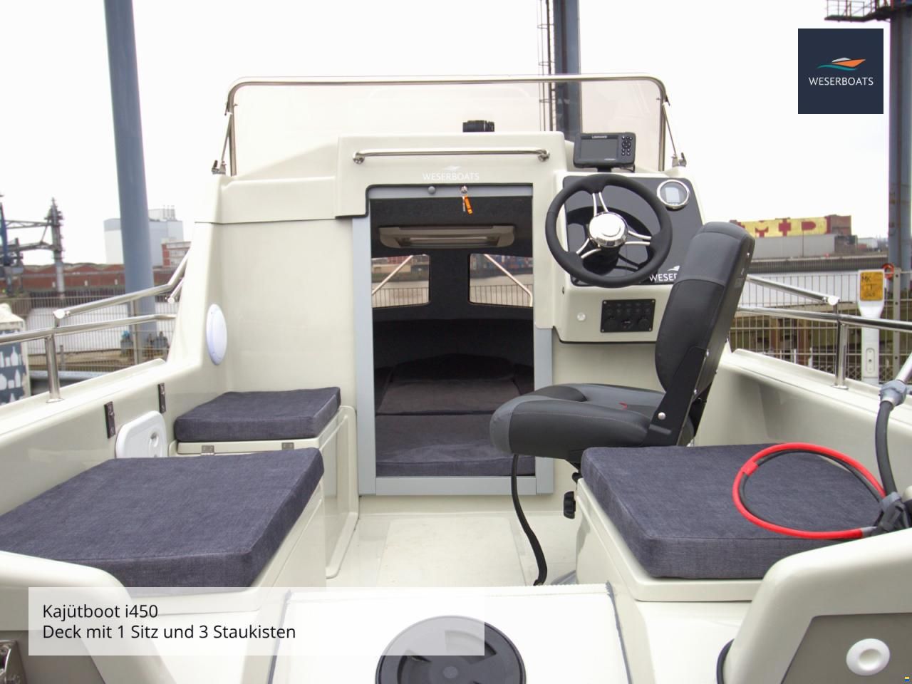 Weserboats Kaj&uuml;tboot i450