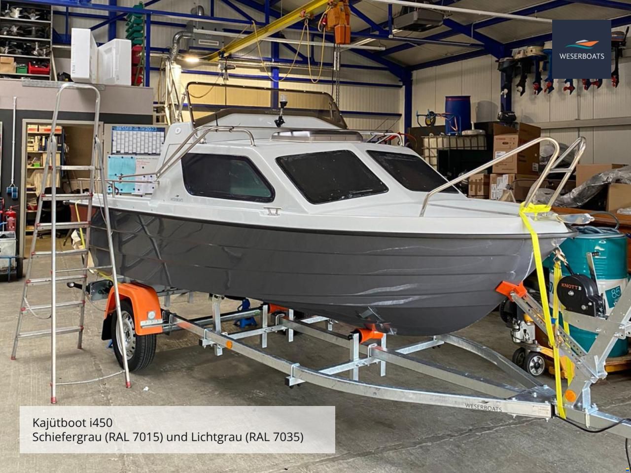 Weserboats Kaj&uuml;tboot i450