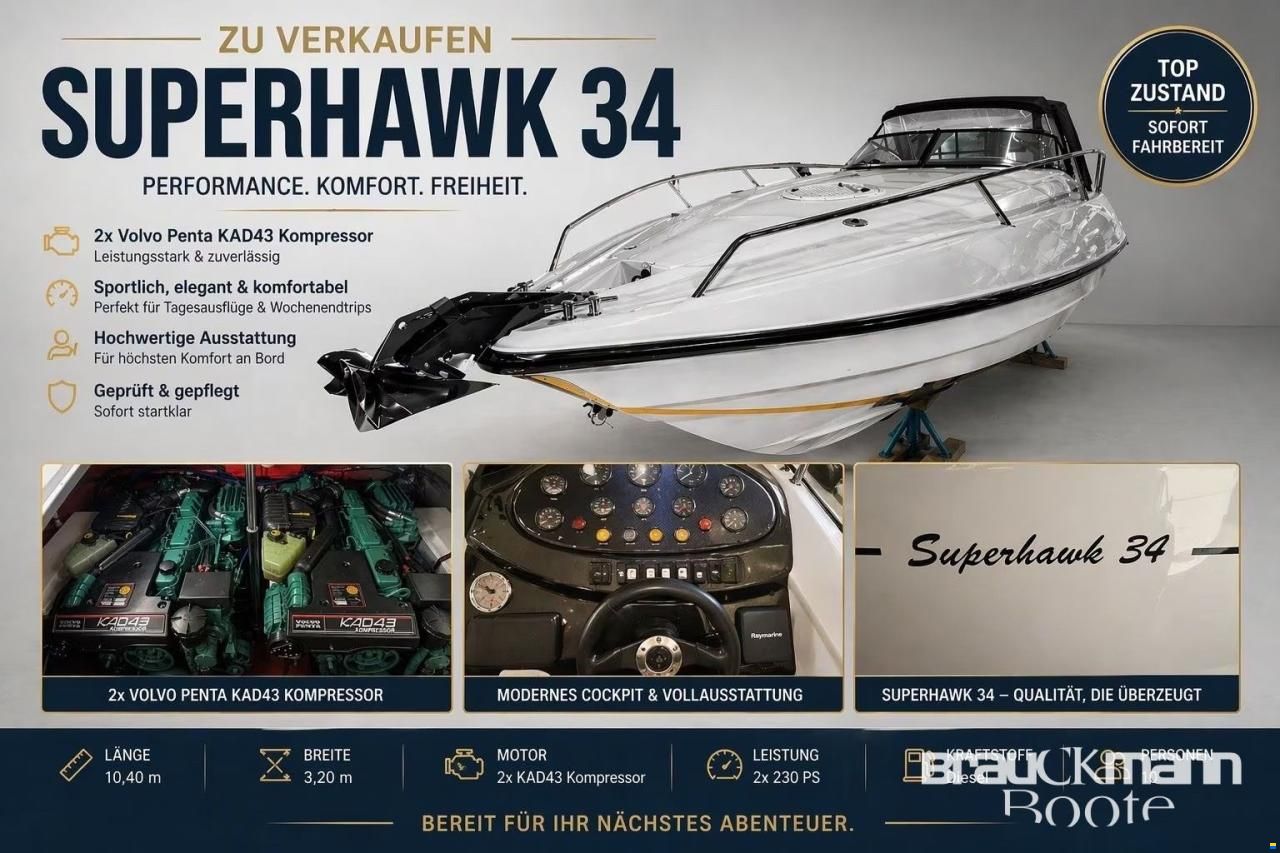 Sunseeker Superhawk 34