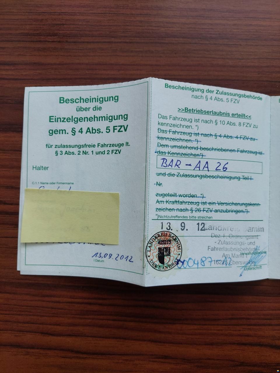 Spezialanfertigung