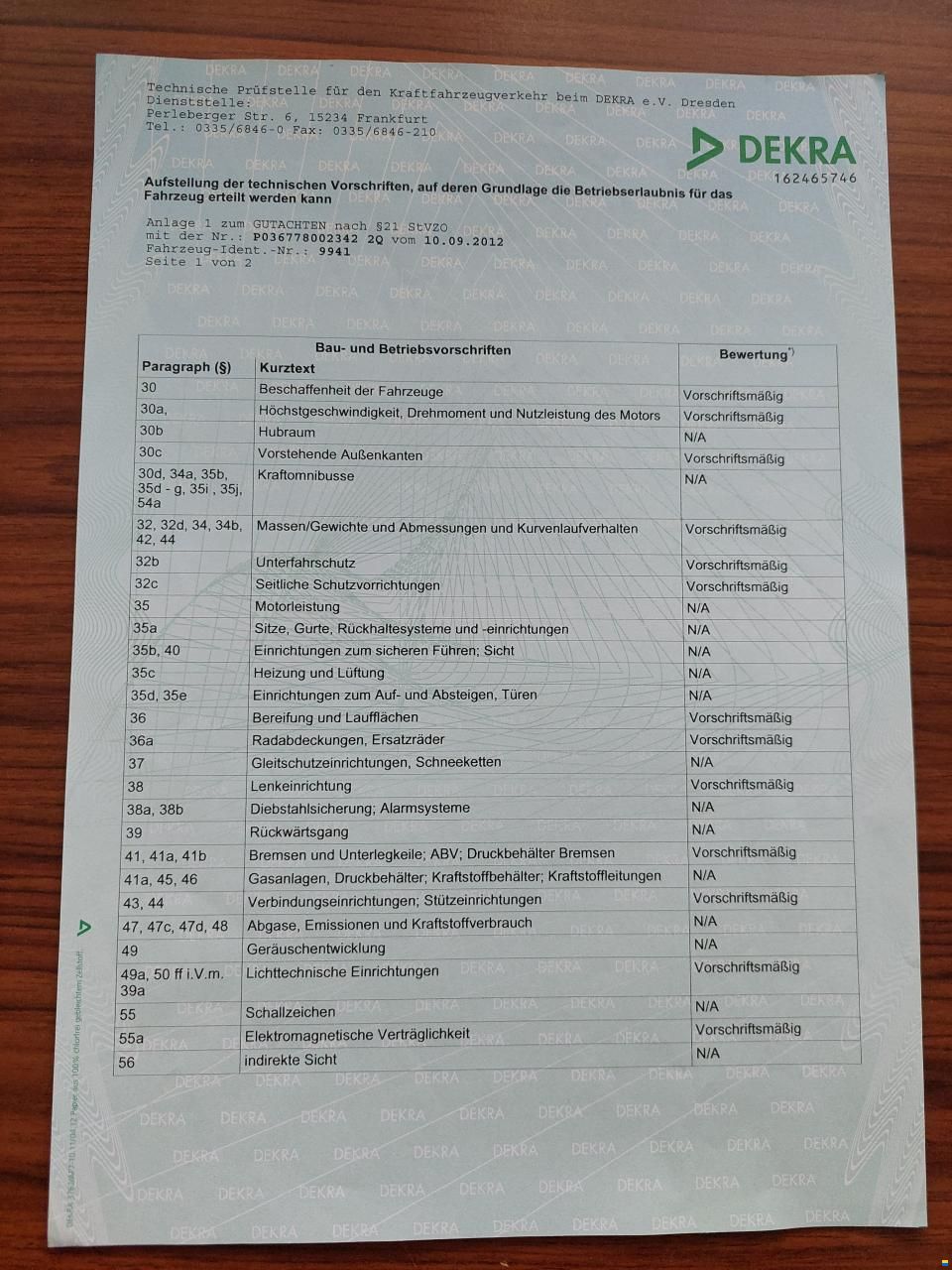 Spezialanfertigung