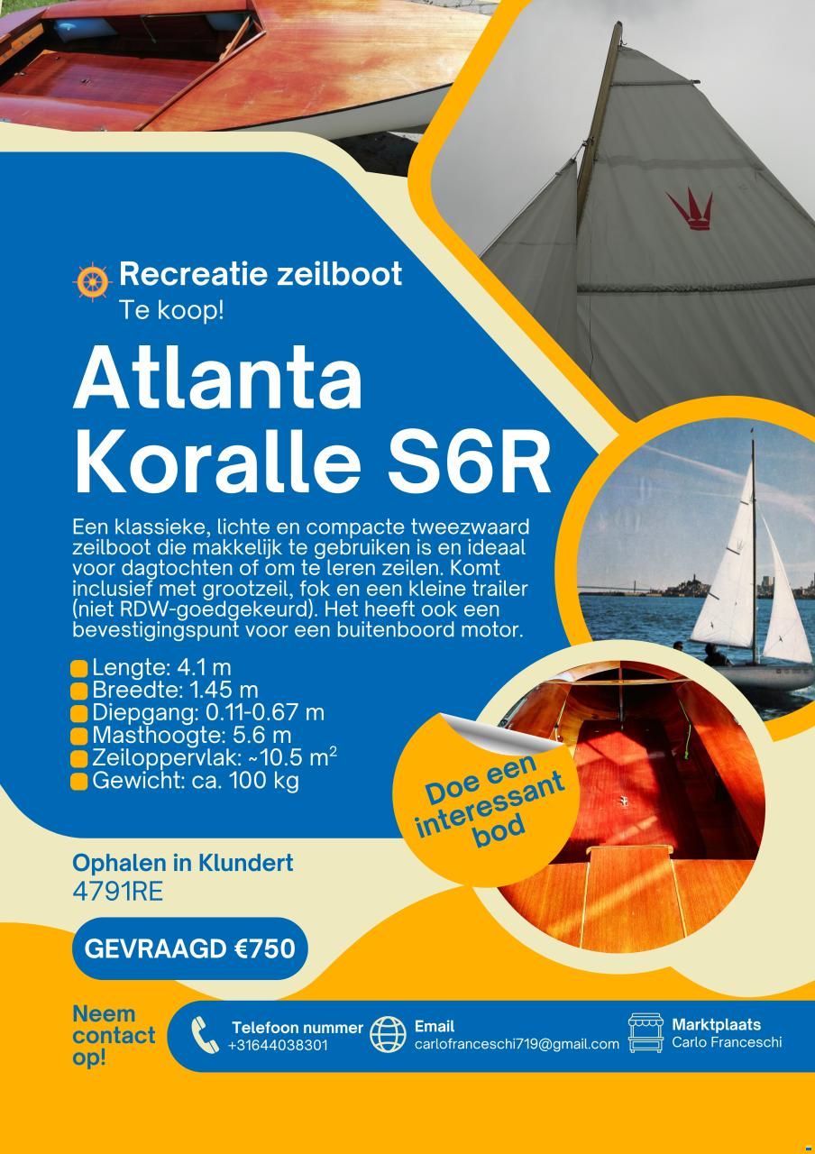 Atlanta Bootsbau Atlanta Koralle S6R