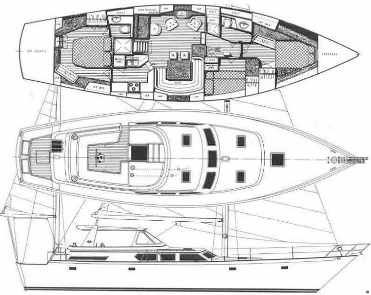 Gulfstar 54 Sailcruiser