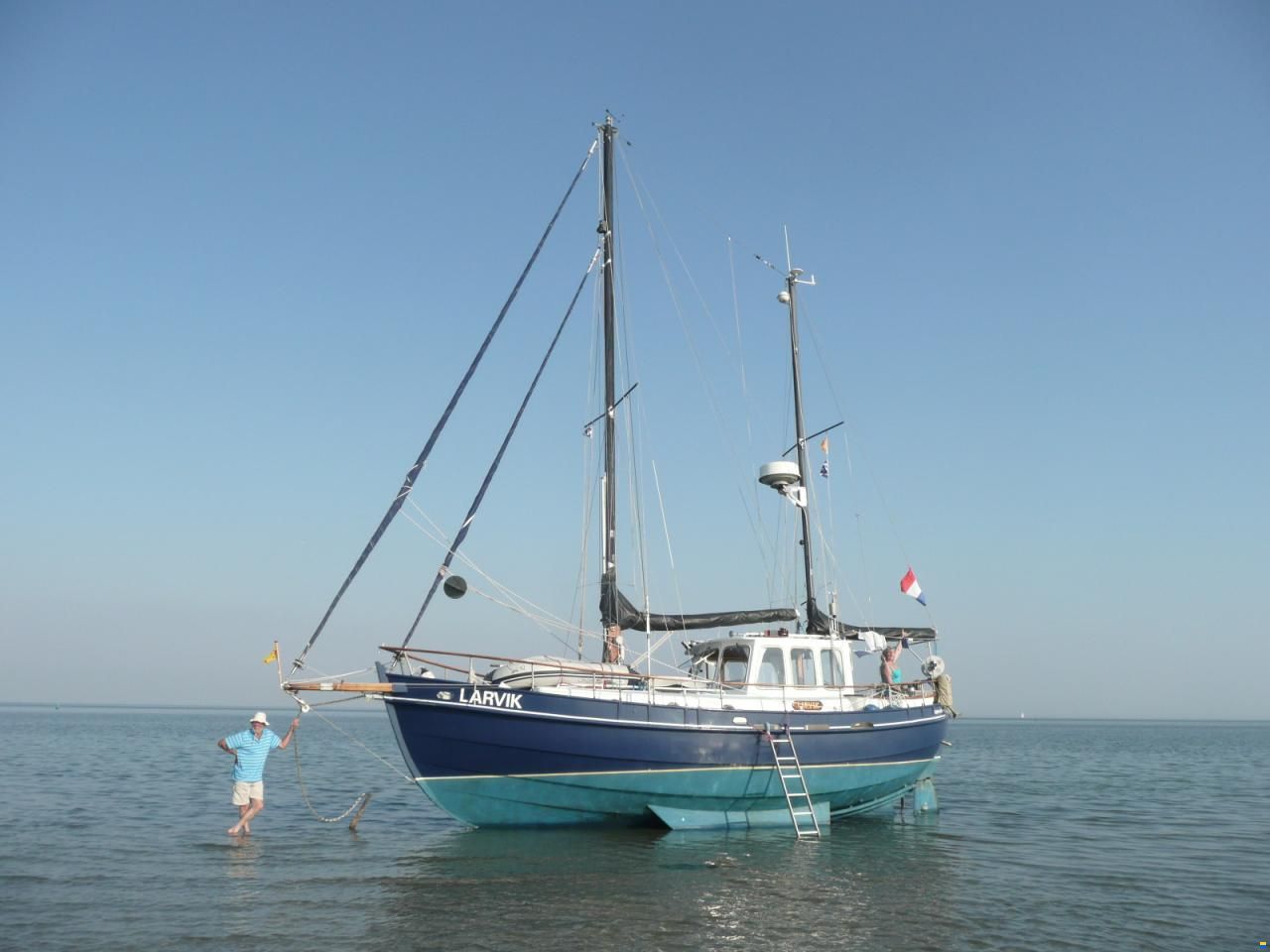 Vripack Ketch Motorzeiler met Kimkielen