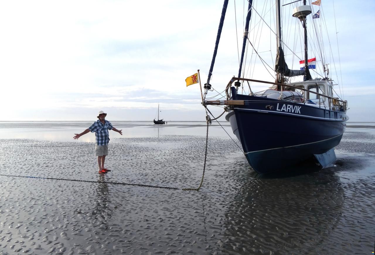 Vripack Ketch Motorzeiler met Kimkielen