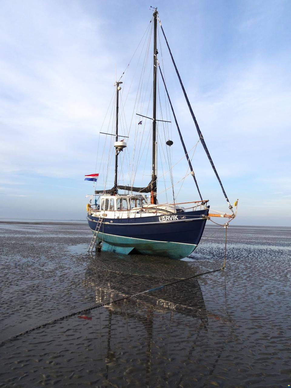 Vripack Ketch Motorzeiler met Kimkielen