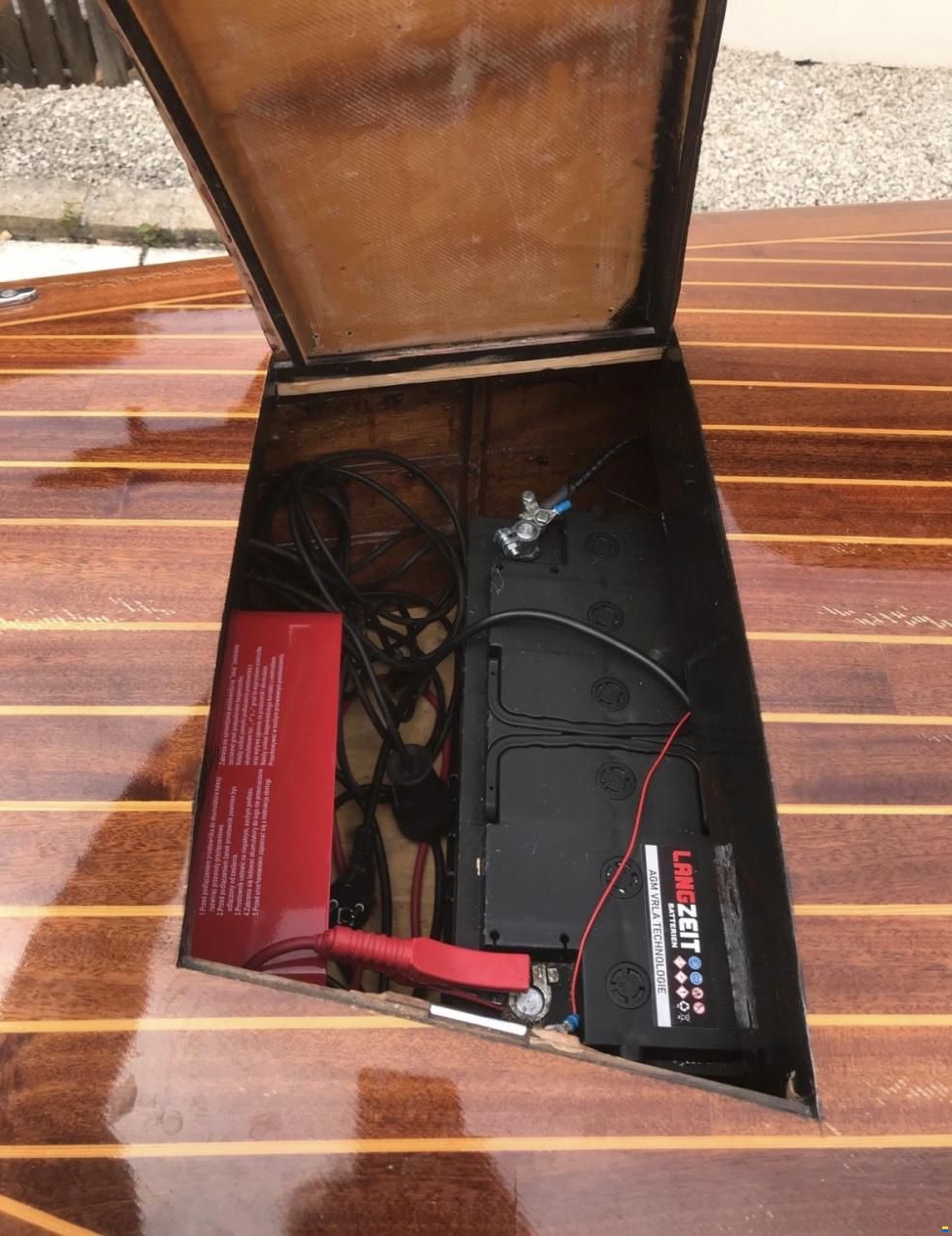 Eigenbau Elektro Holzboot