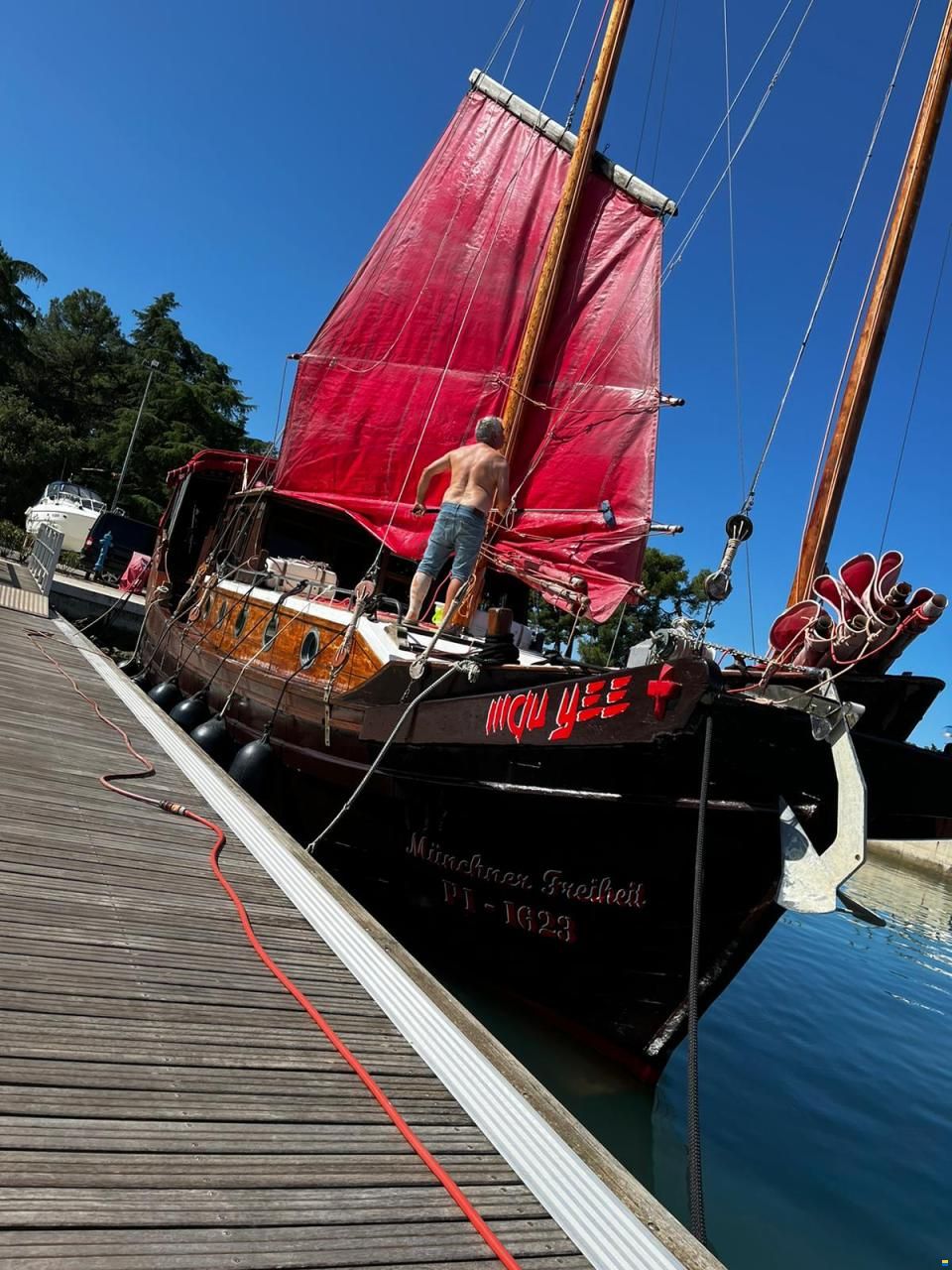 Dschunke 3 Mast