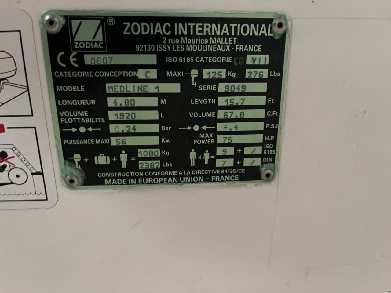 Zodiac Medline 1