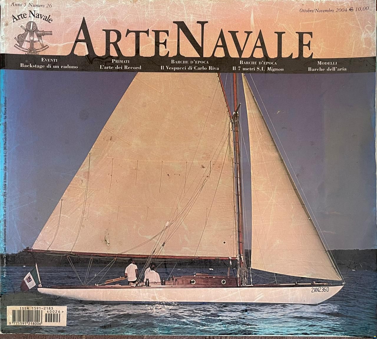 Anker & Jensen Vela in LEGNO del 1912 restaurata