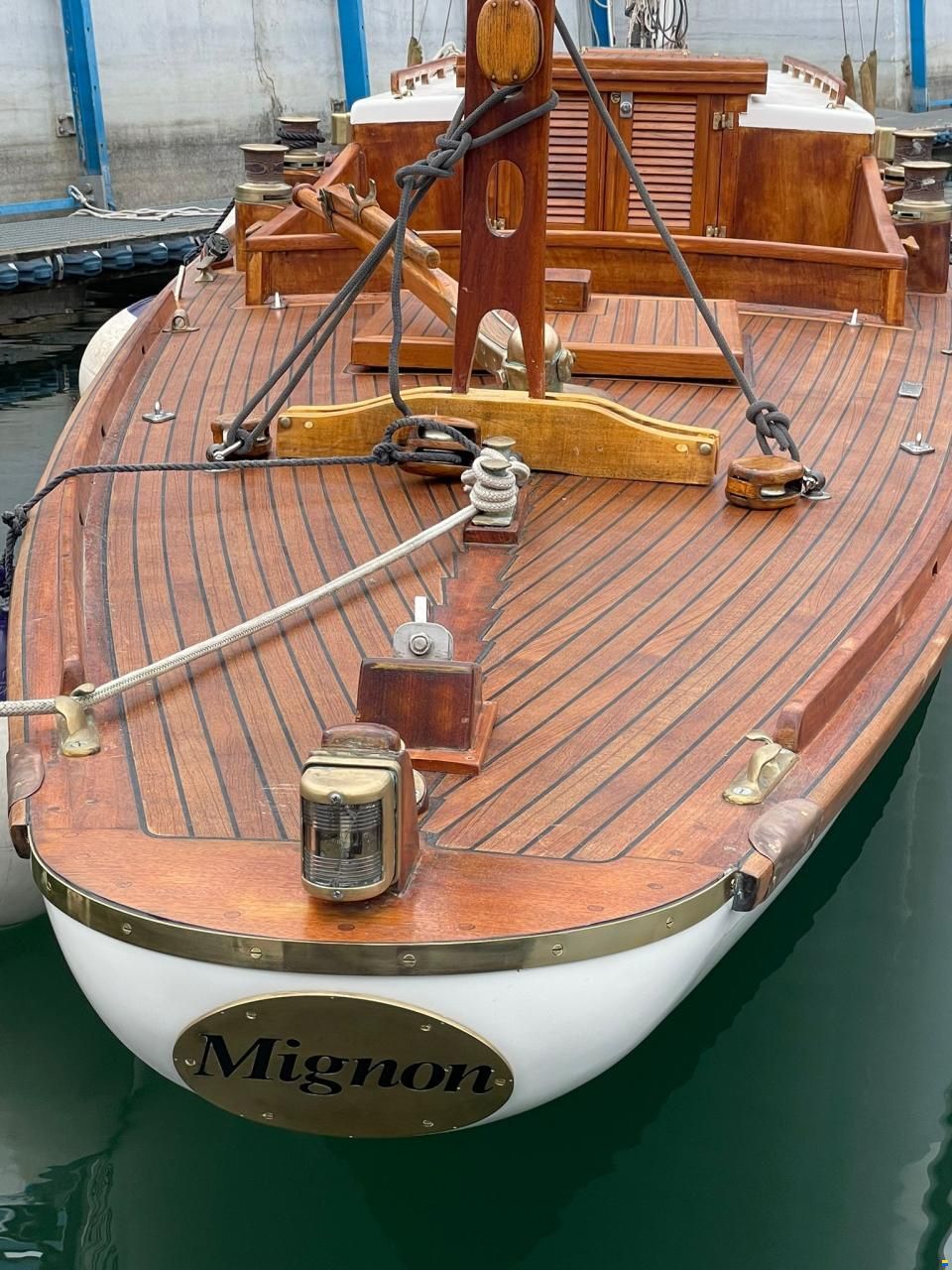 Anker & Jensen Vela in LEGNO del 1912 restaurata