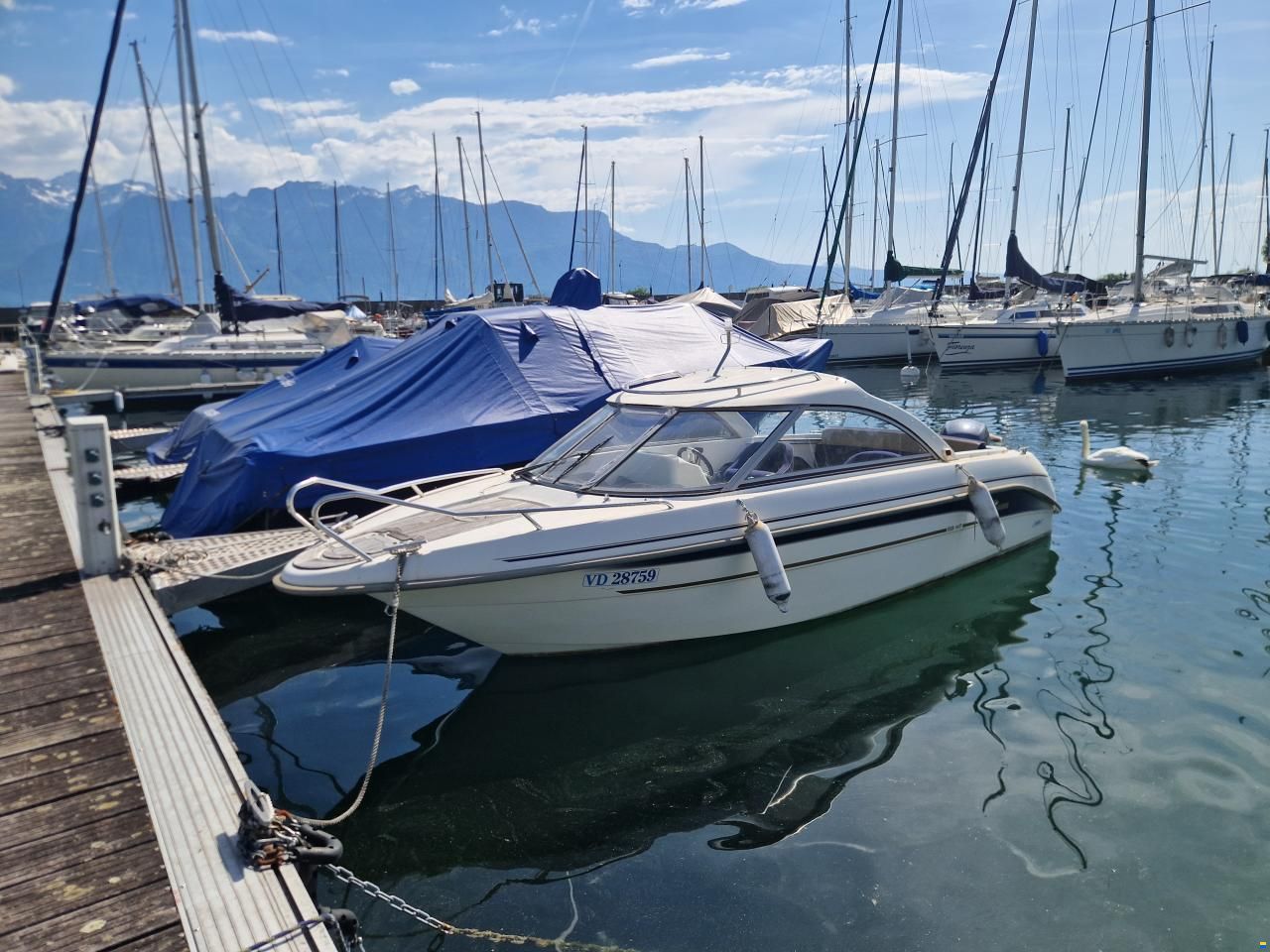 Place pichette 9x3m avec bateau