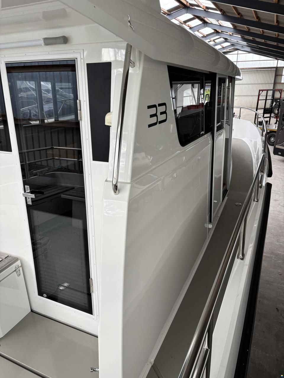 Sargo 33 aft door