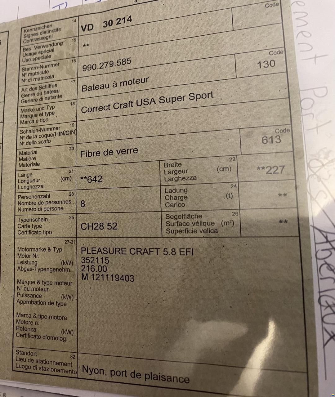 Correct Craft Nautique Supersport