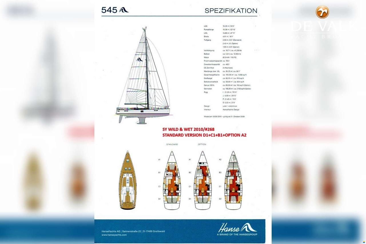Hanse 545e