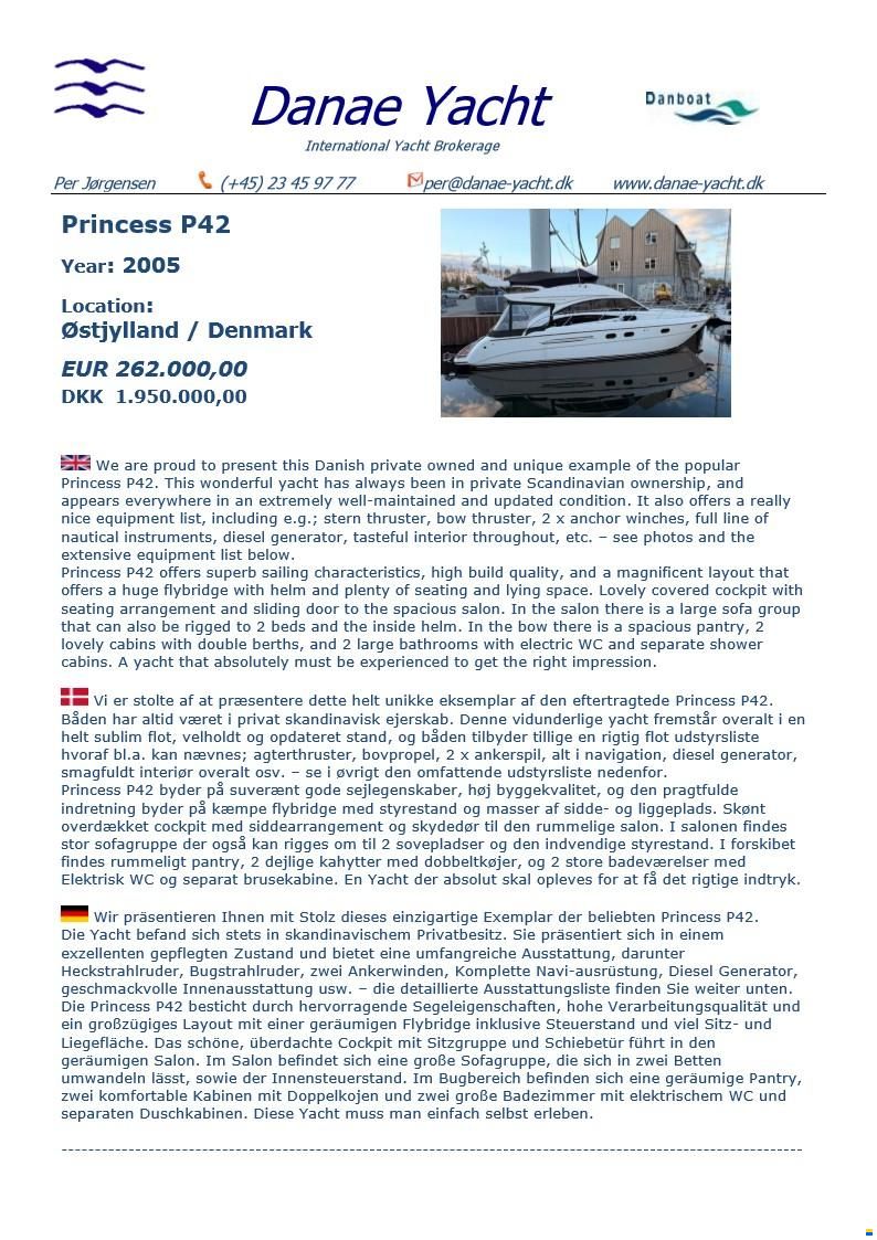 Princess P42 Fly