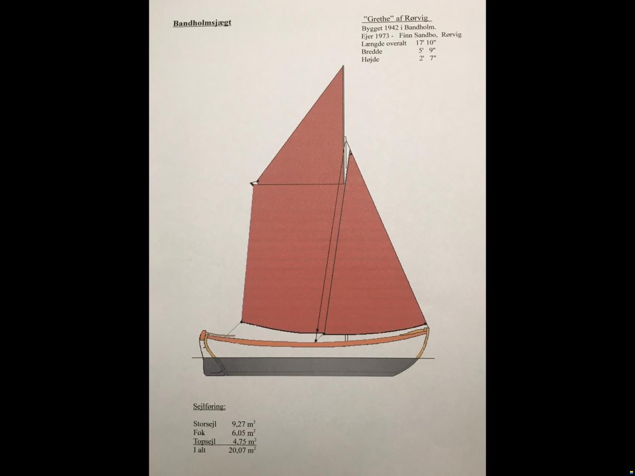 Kragejolle Bandholm Sj&aelig;gte