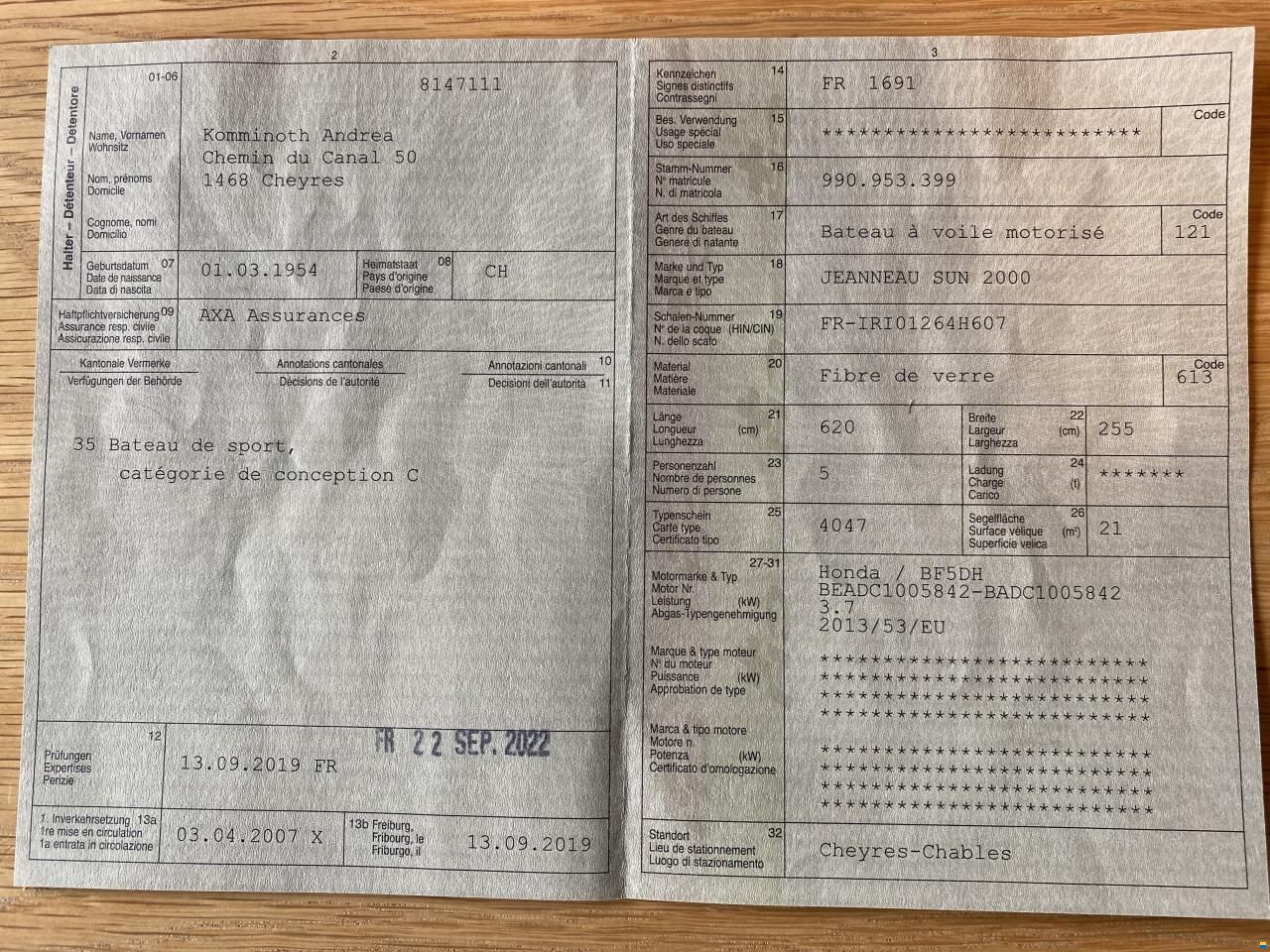 Jeanneau SUN 2000