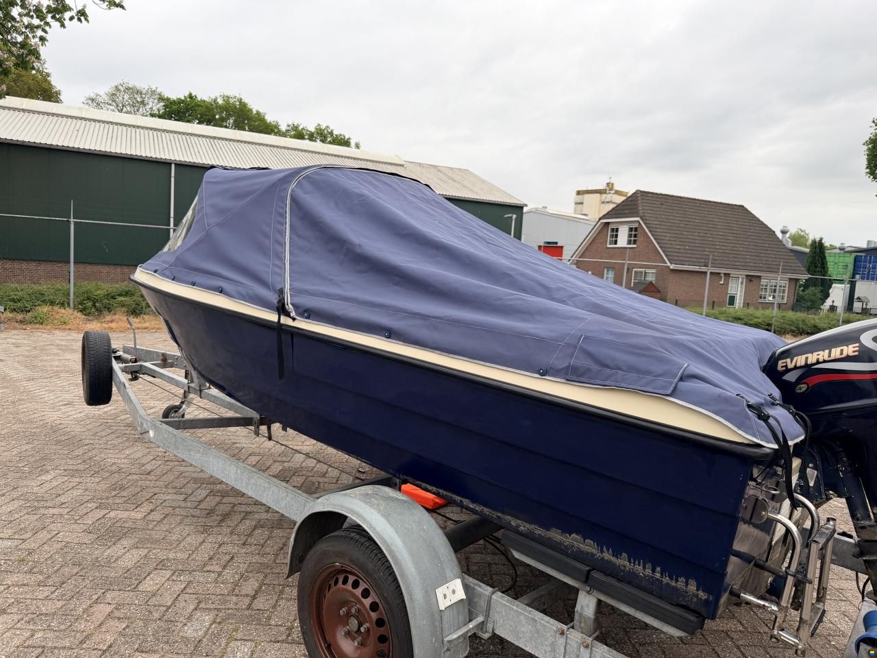 Onbekend Stabiele Motorboot Sloep