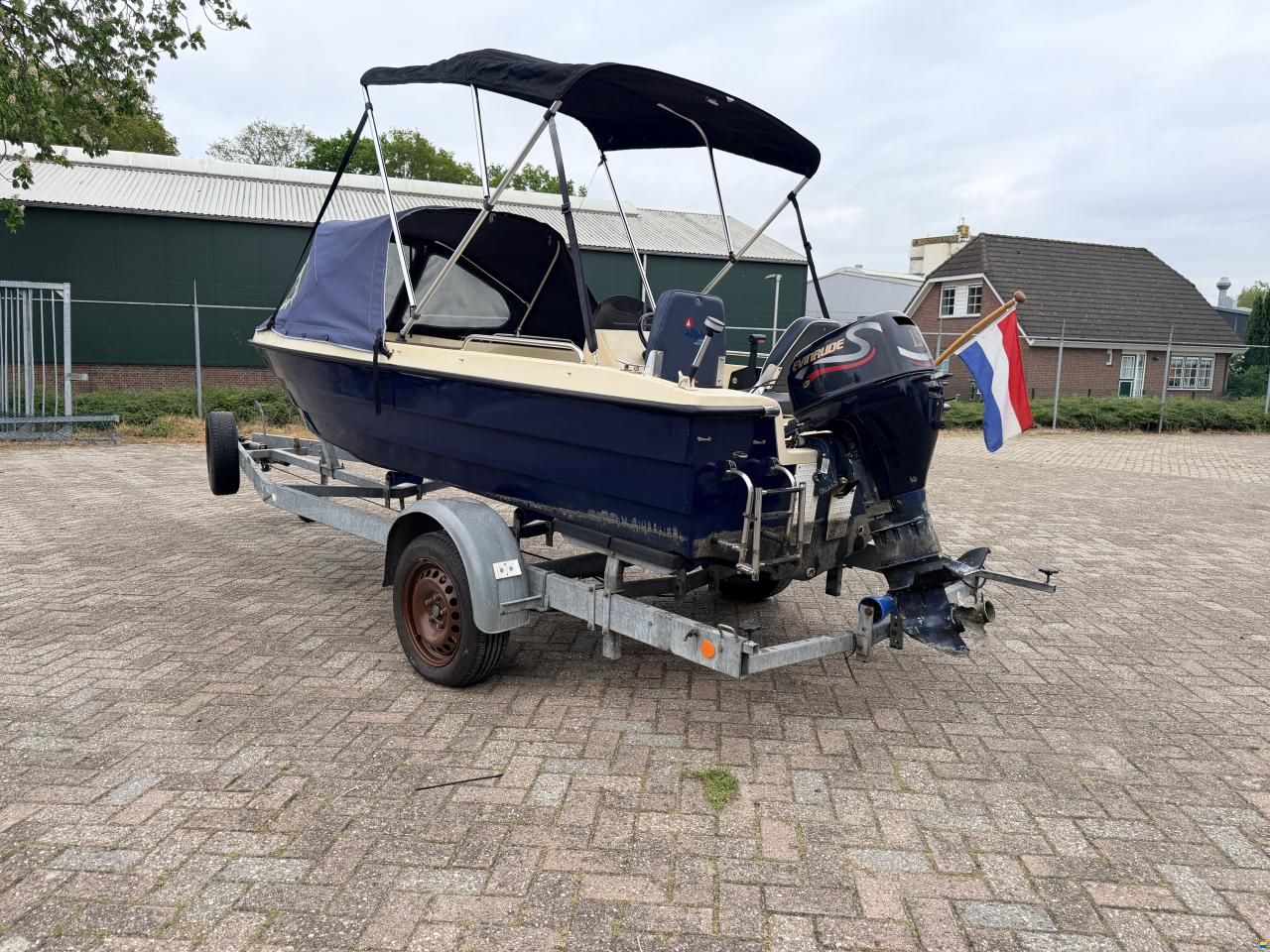 Onbekend Stabiele Motorboot Sloep