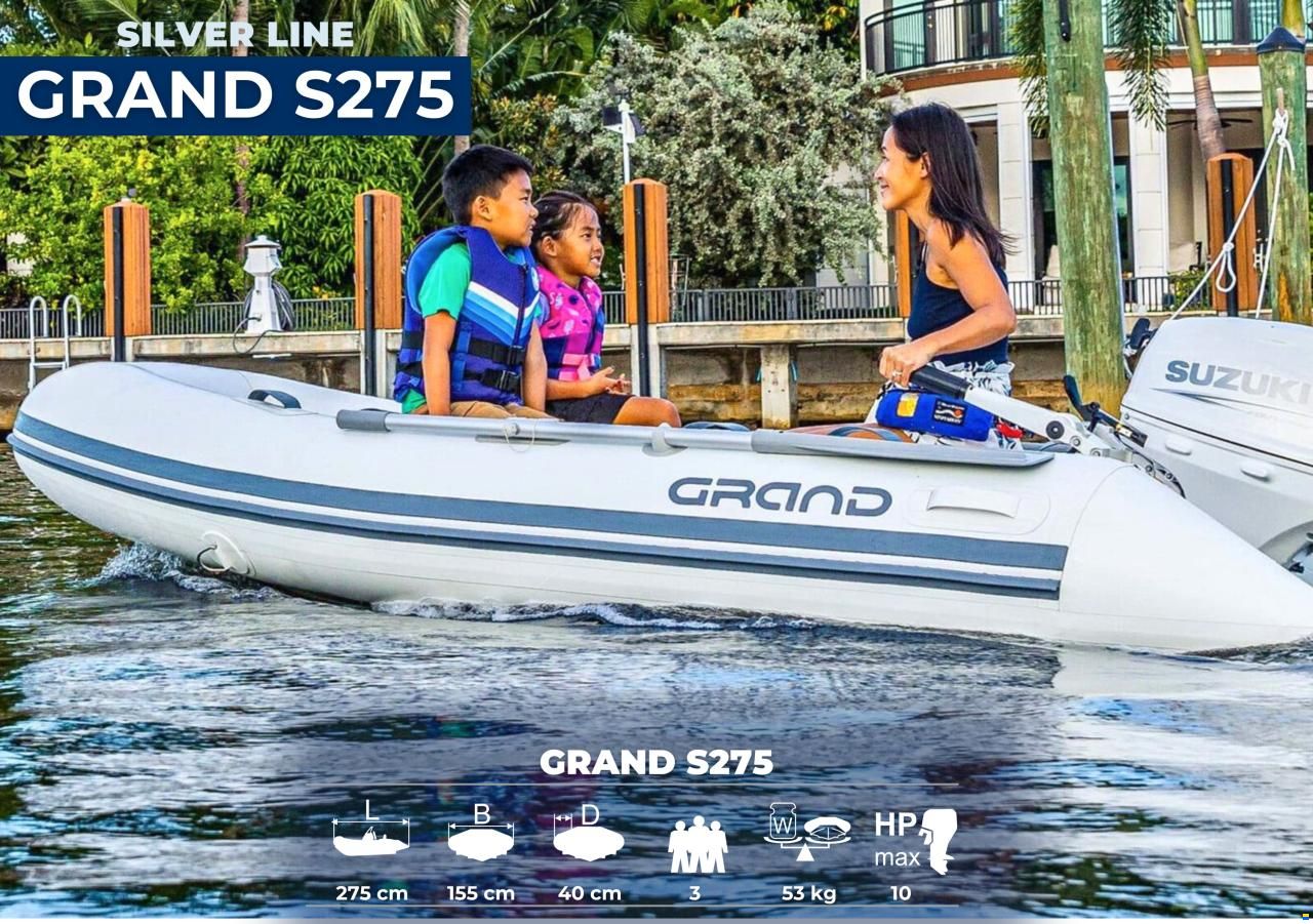 Grand RIB ufficiali in Italia &mdash; gamma 2,75&ndash;9,8