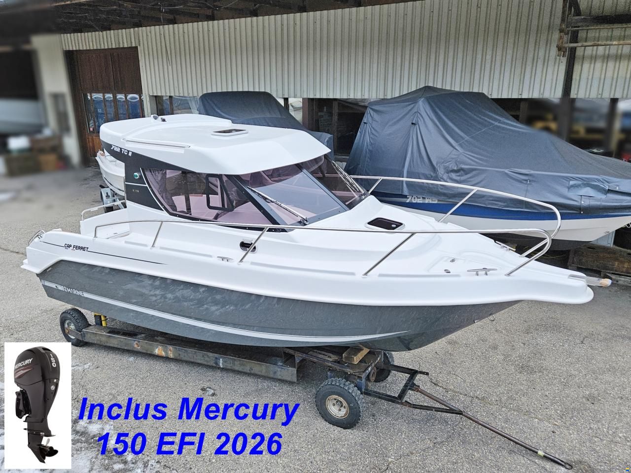 B2 Marine Cap Ferret 722 TC - Mercury 150 EFI
