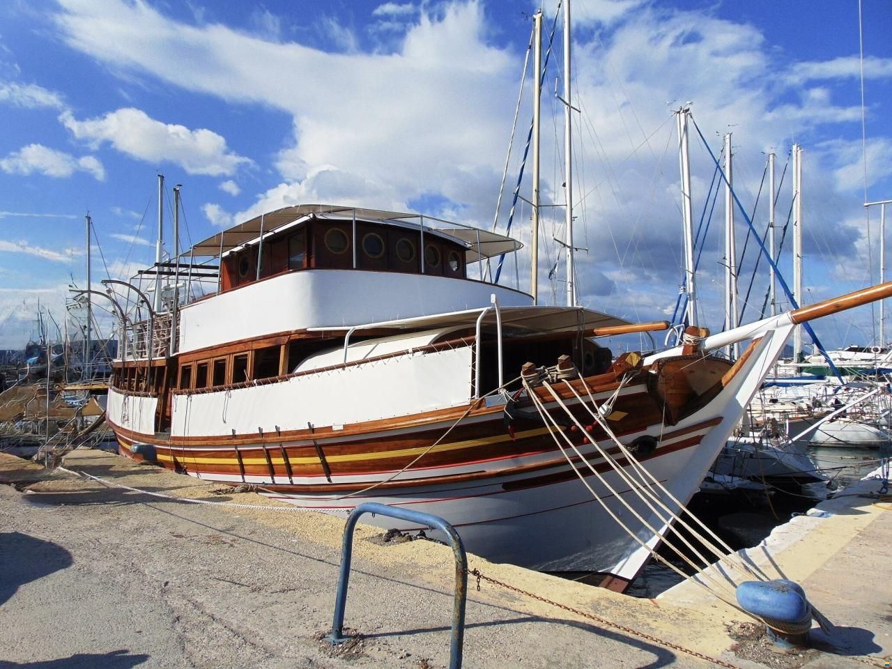 Traditional Greek Passenger Vessel