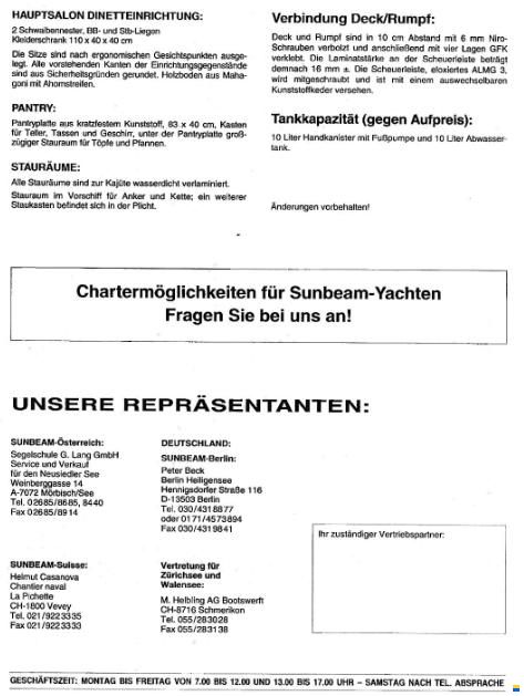 Schöchl Sunbeam 22