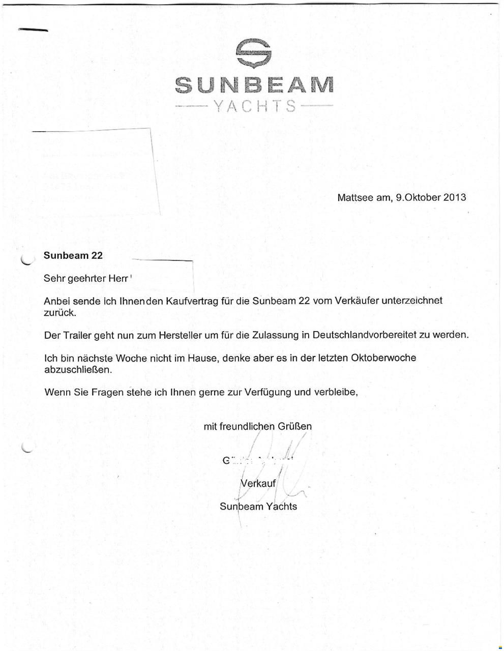 Schöchl Sunbeam 22
