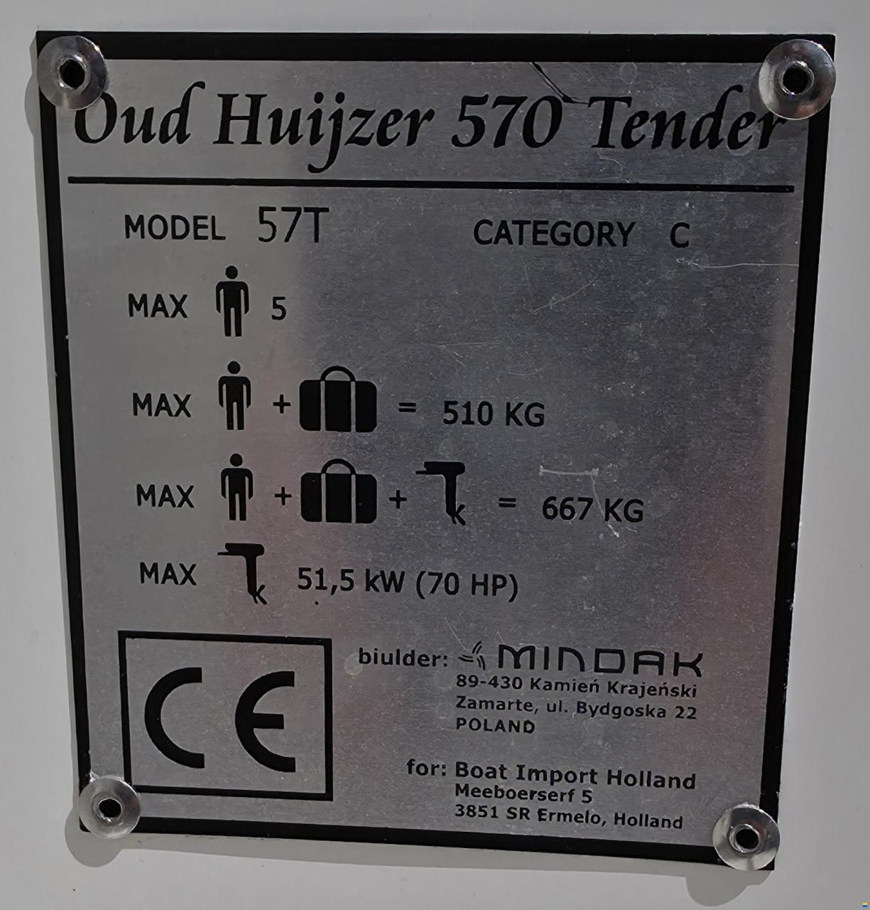 Oud Huijzer 570 Tender