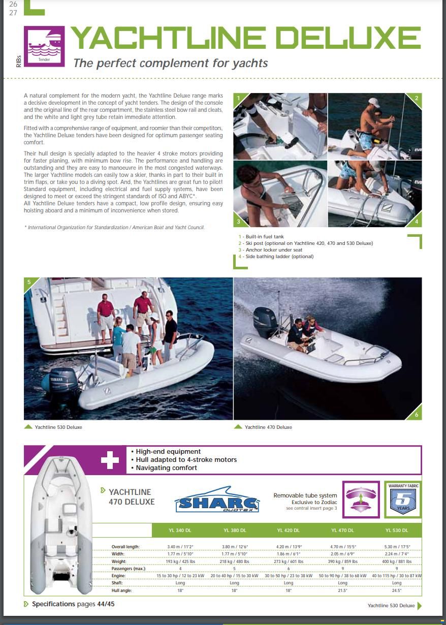 ZODIAC YACHT LINE 380 DE LUXE