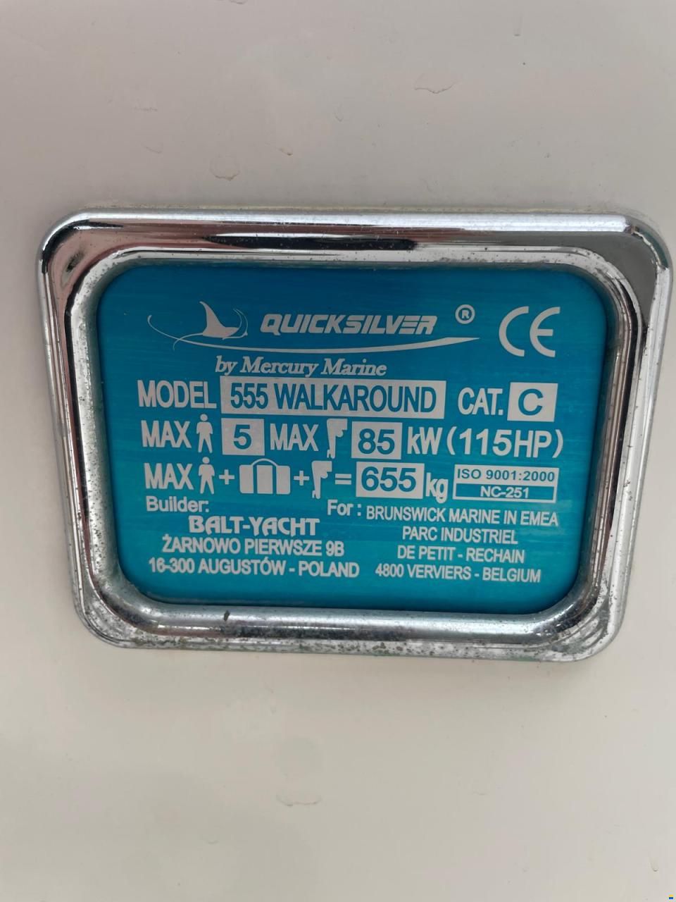 Quicksilver 555 Commander WA