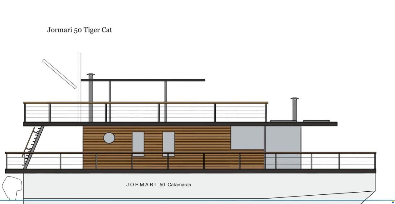 Husb&aring;t Powercatamaran
