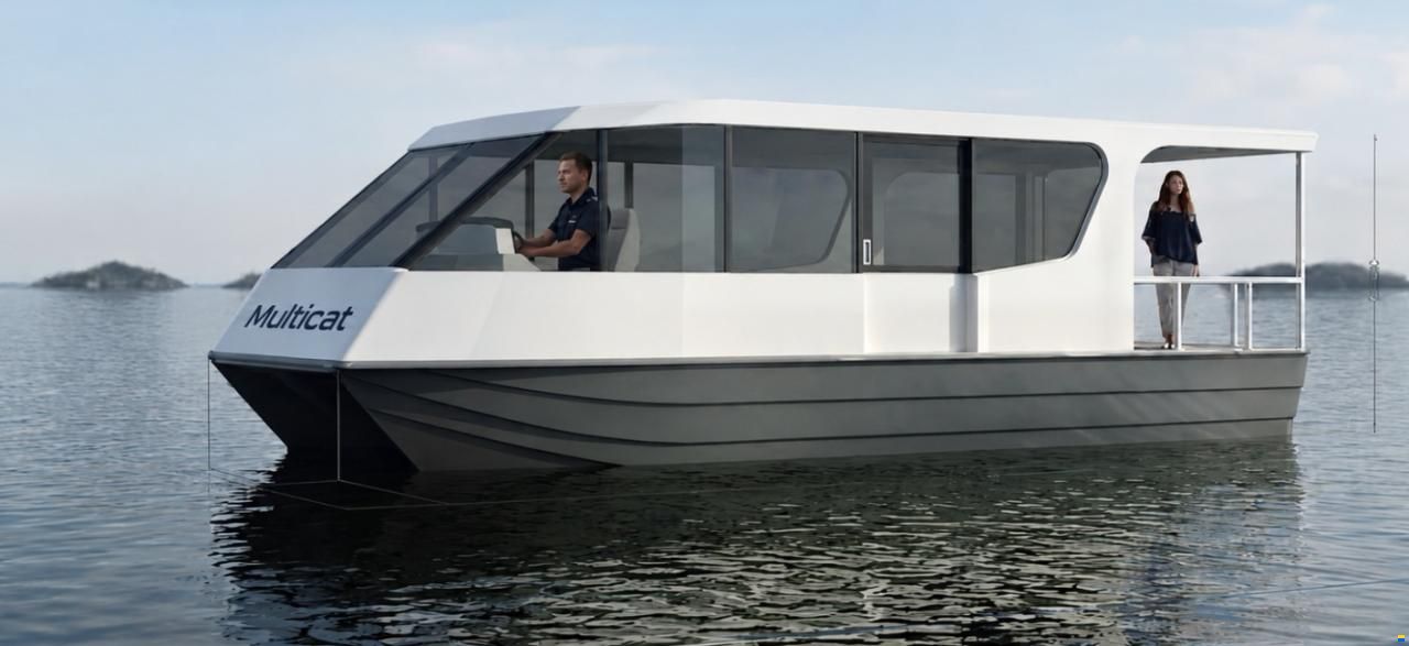 Husb&aring;t Powercatamaran