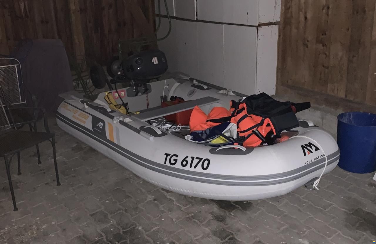 Aquamarina mit Yamaha 6PS