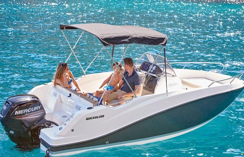 Quicksilver Activ 555 Open med 100 hk Me