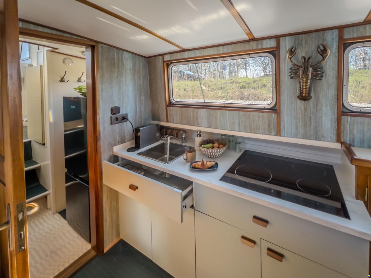 Barkas 16,5 m - woonschip