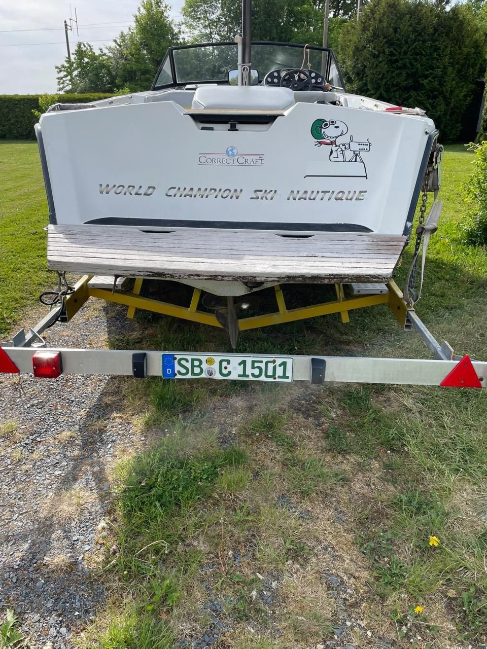 Correct Craft Ski Nautique + Bootsanhänger