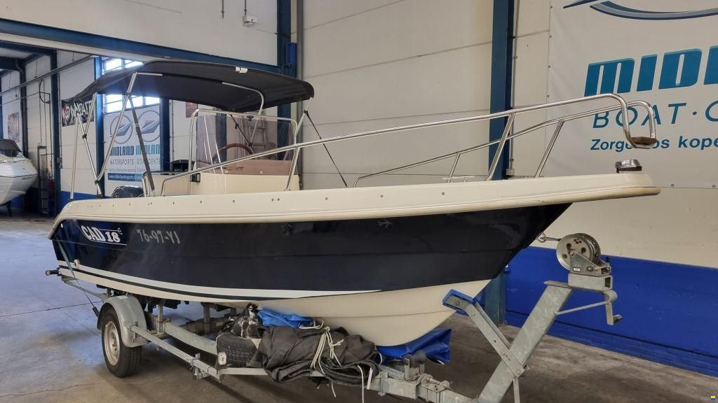 Cad 18 Open Met Yamaha F60EFI en trailer