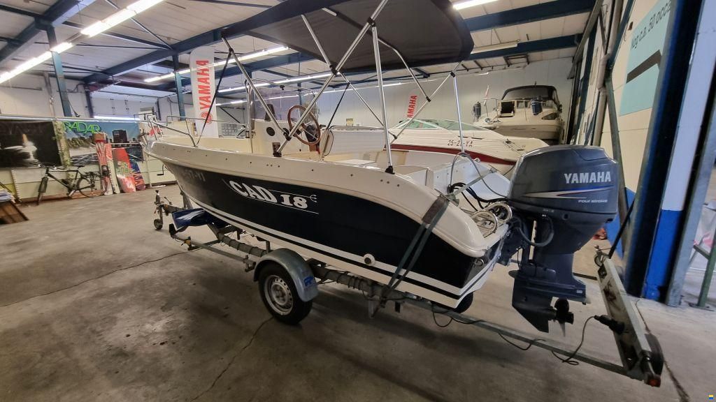 Cad 18 Open Met Yamaha F60EFI en trailer