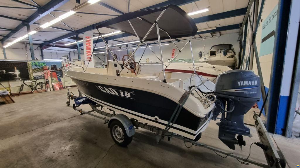 Cad 18 Open Met Yamaha F60EFI en trailer