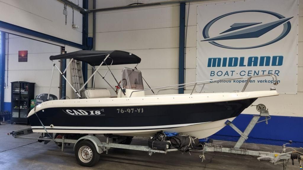 Cad 18 Open Met Yamaha F60EFI en trailer