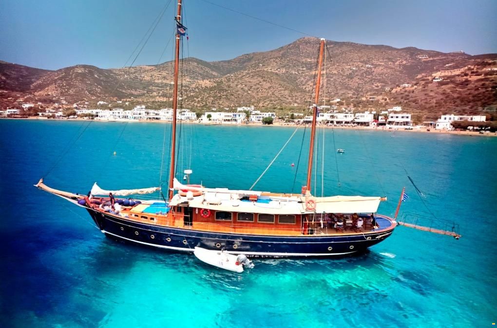 Psarros Shipyard Traditional Motor Sailer Kaiki