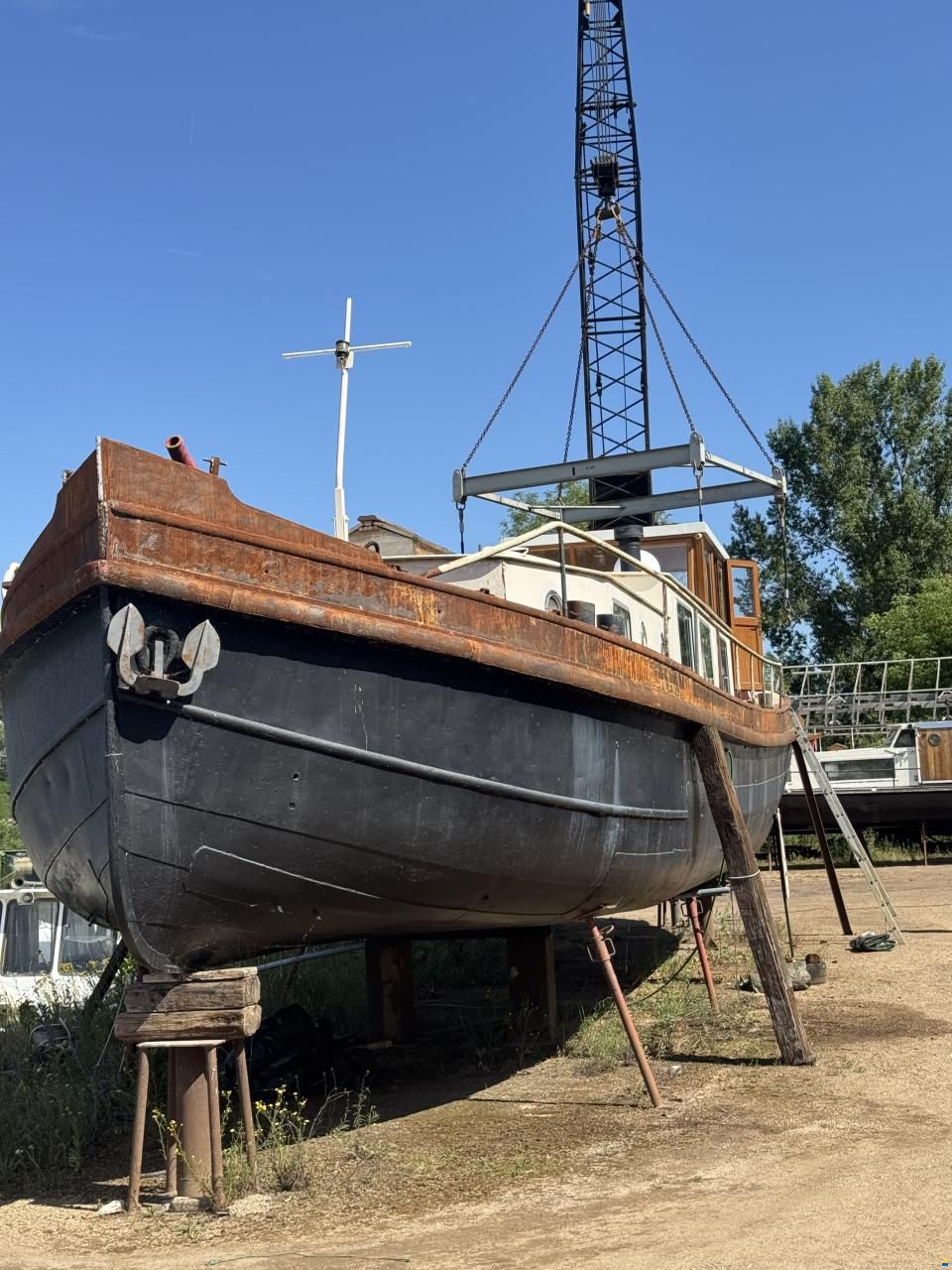 Luxemotor Dutch barge