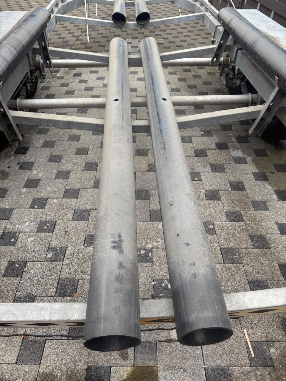 Schwerlast-Bootstrailer-Tandemachse