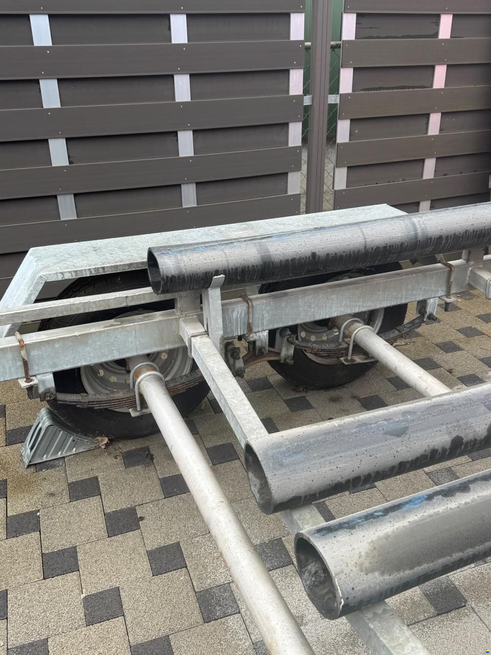 Schwerlast-Bootstrailer-Tandemachse